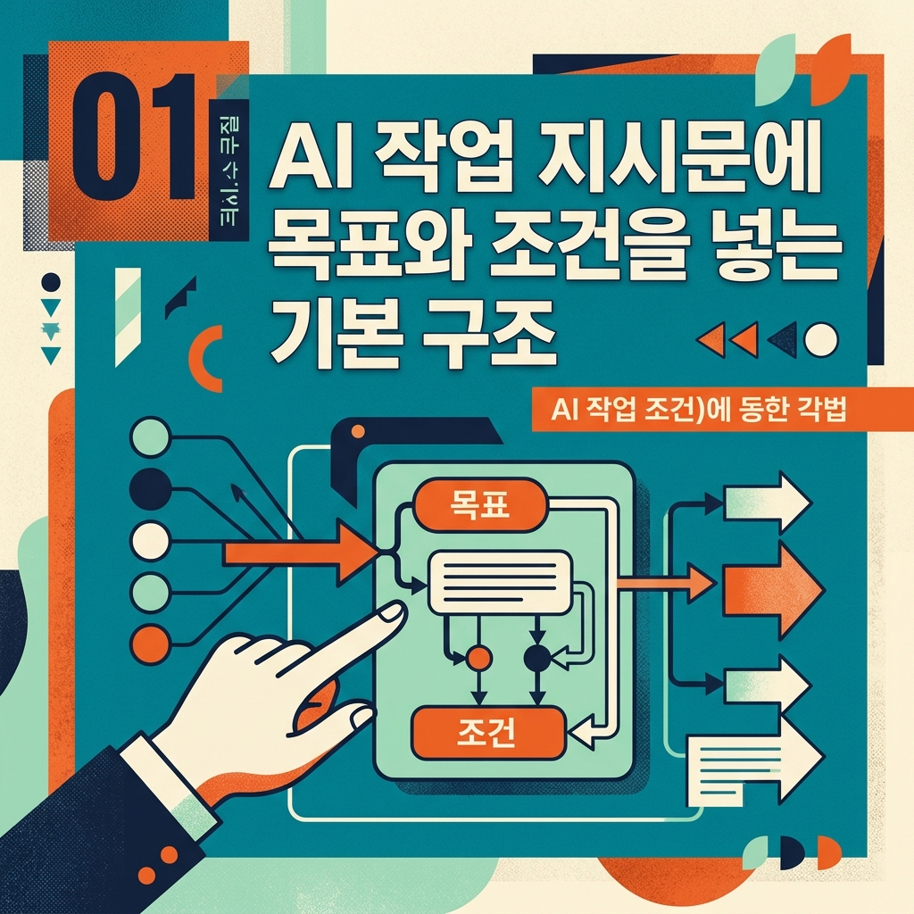 ai thumbnail poster AI 작업 지시문에 목표와 조건을 넣는 기본 구조 1782812113
