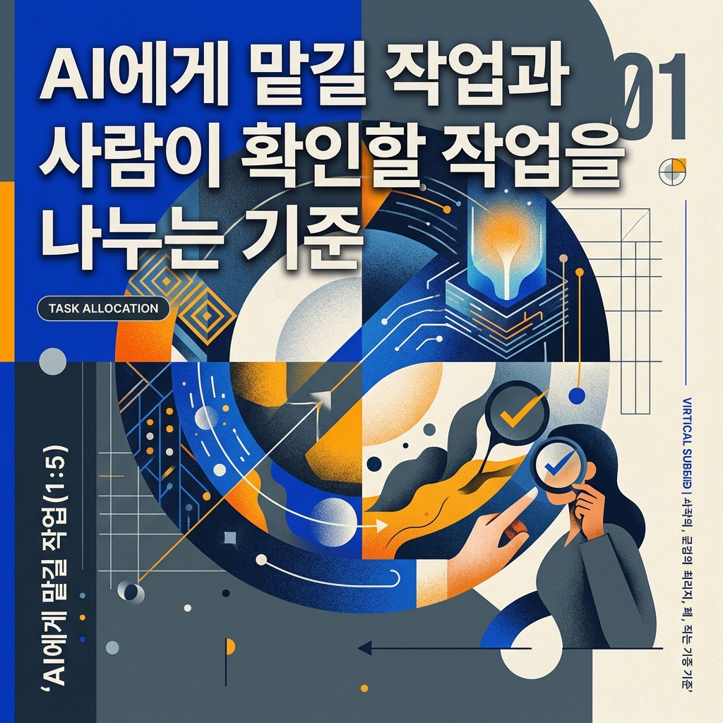ai thumbnail poster AI에게 맡길 작업과 사람이 확인할 작업을 나누는 기준 1782811987