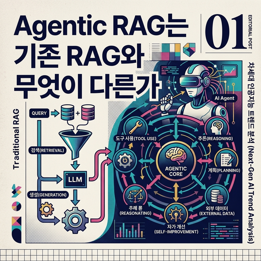 ai thumbnail poster Agentic RAG는 기존 RAG와 무엇이 다른가 1782823466