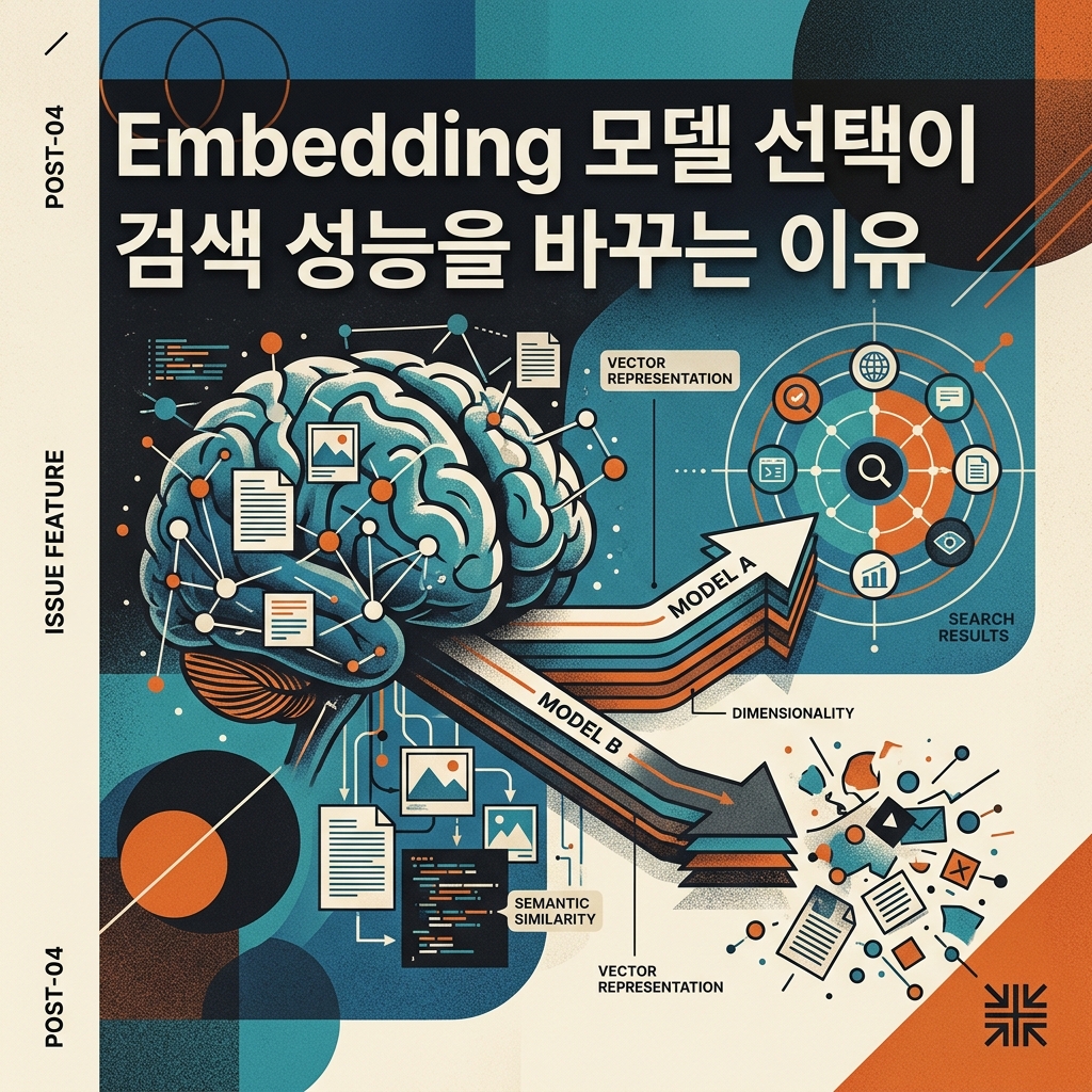 ai thumbnail poster Embedding 모델 선택이 검색 성능을 바꾸는 이유 1782822743