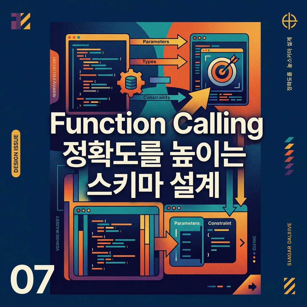 ai thumbnail poster Function Calling 정확도를 높이는 스키마 설계 1782821831