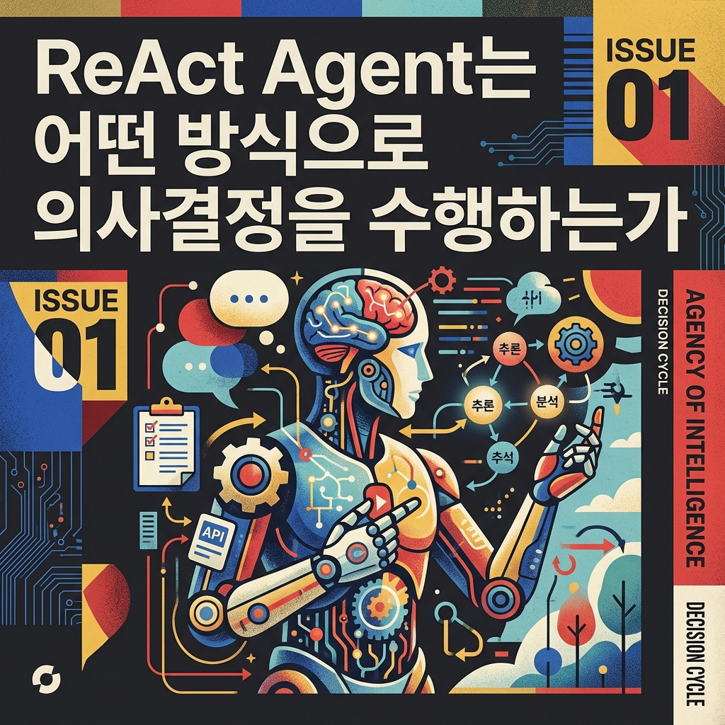 ai thumbnail poster ReAct Agent는 어떤 방식으로 의사결정을 수행하는가 1782823503